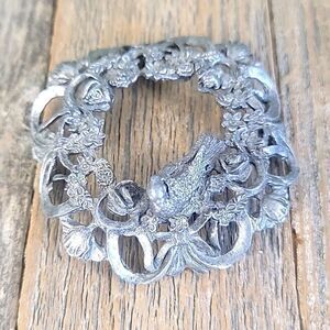 Metzke vintage pewter topper/candle holder